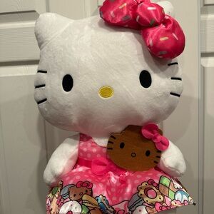 Hello Kitty Pink and White Stuffed Animal